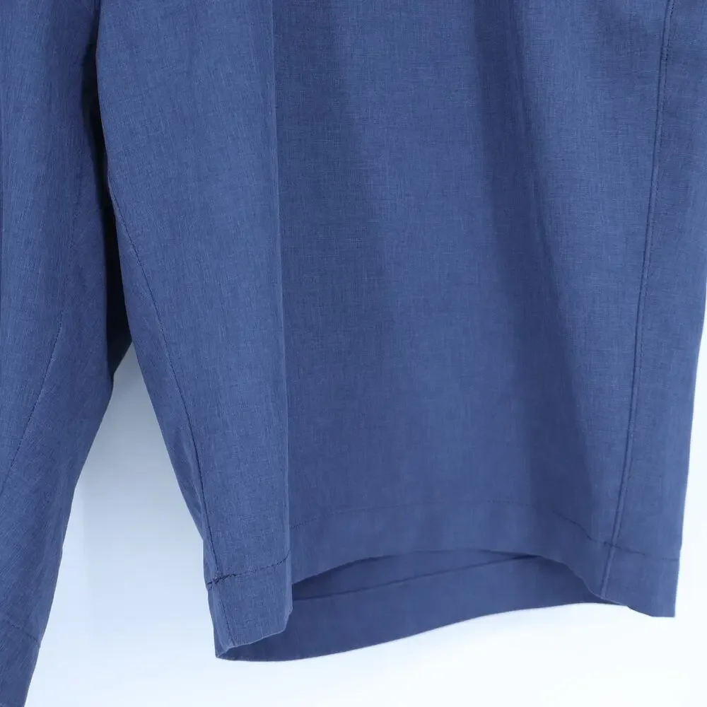 PETER MILLAR Shackleford Performance Hybrid Golf Shorts Navy Blue Men's 38